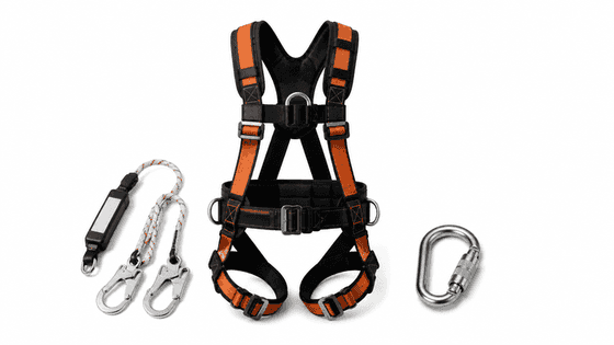 Full body safety harness and fall protection equipment