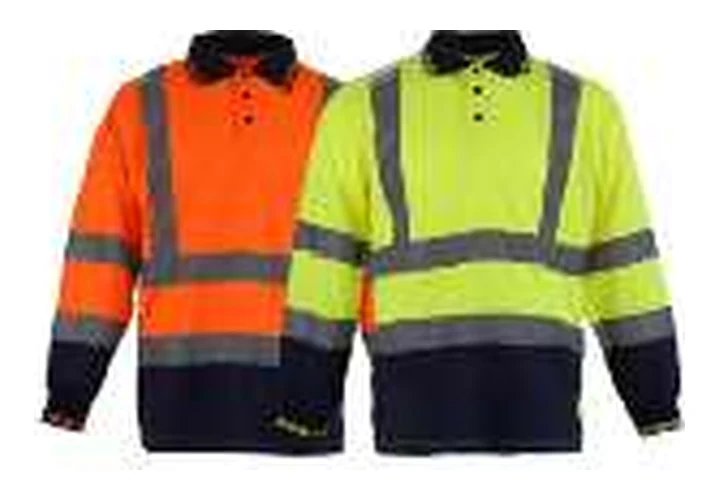 BDP1261S3 Safety Reflective POLO Shirt Long Sleeve