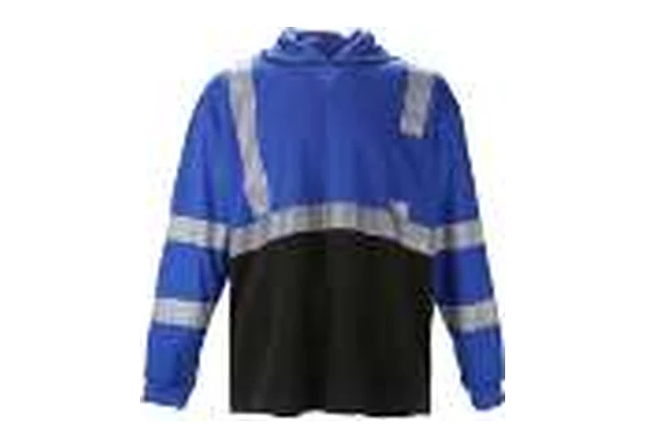 BDP1264S1 Hooded Reflective T-Shirt Long Sleeve