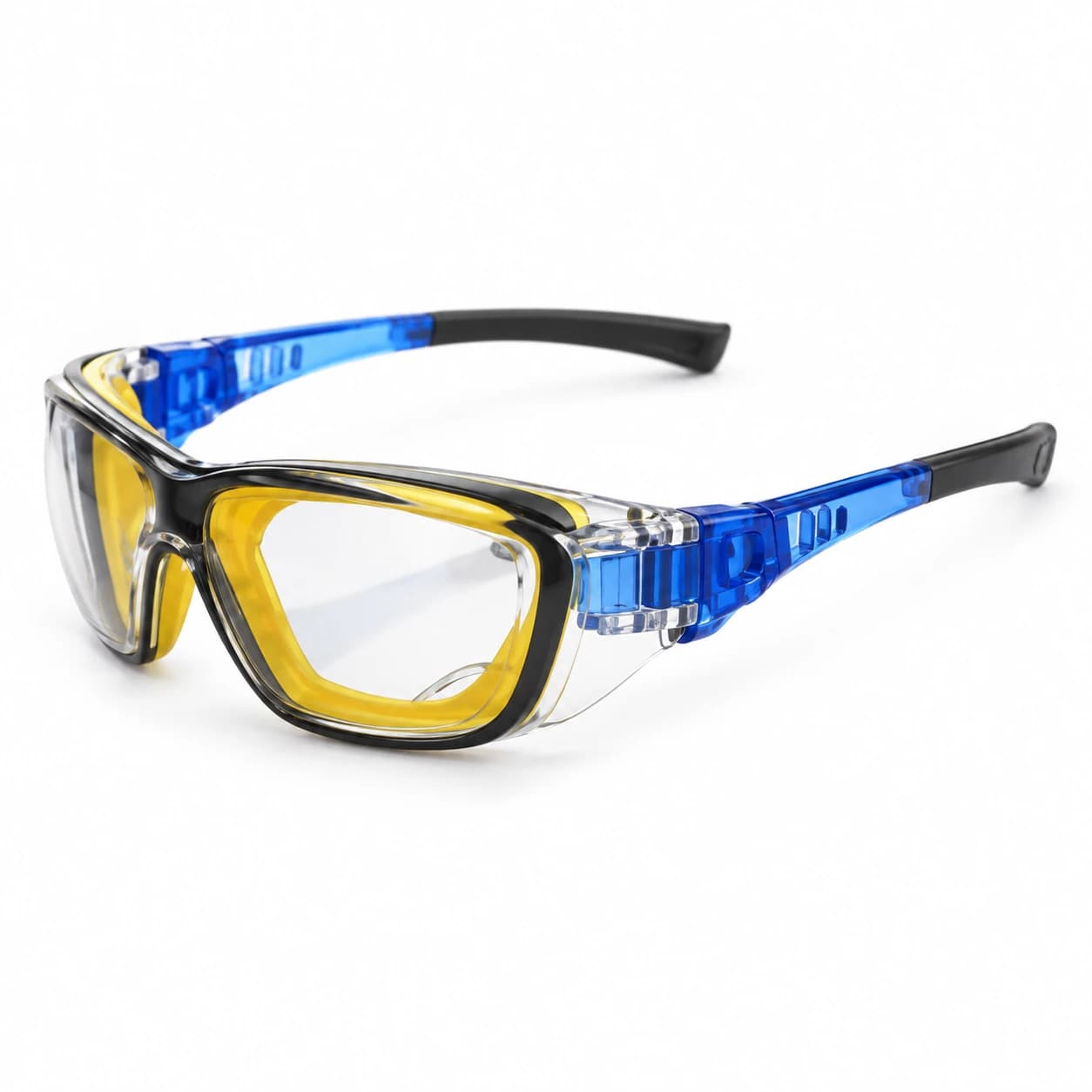 EYP120 Sealed Safety Glasses main three-quarter product view