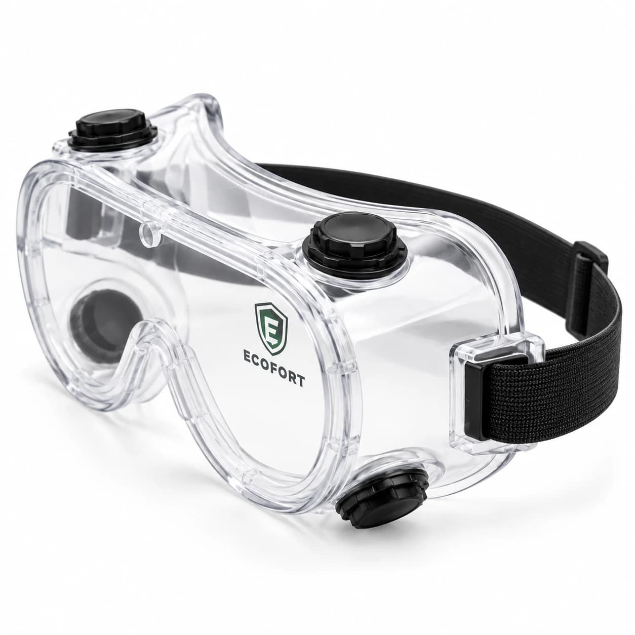 EYP201 Safety Goggle side and strap structure view