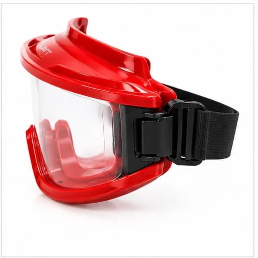 EYP209 Fire Goggle side structure view