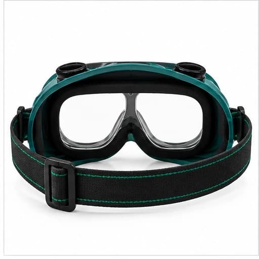 EYP301 Welding Goggle rear inner structure and strap view
