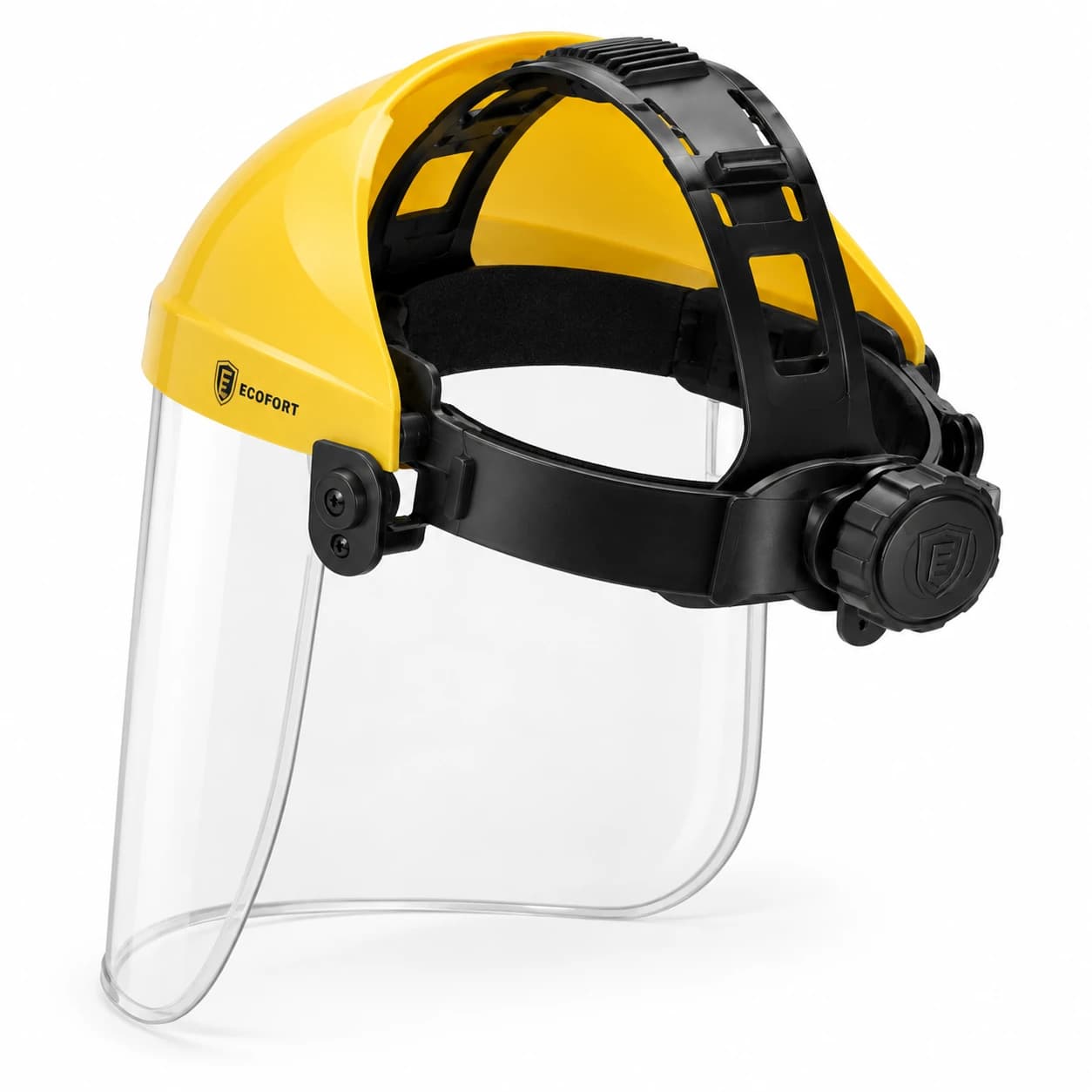 EYP403Y Ratchet Face Shield Assembly rear ratchet headgear structure view