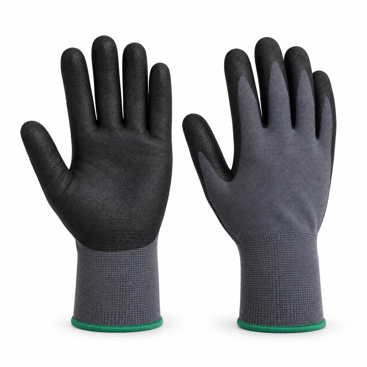 HDP1032G15 15G Foam Nitrile Coating Gloves main product view on a white background