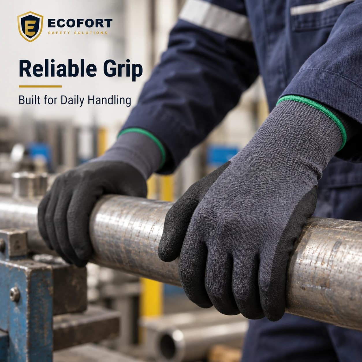 HDP1032G15 15G Foam Nitrile Coating Gloves reliable grip in a work setting