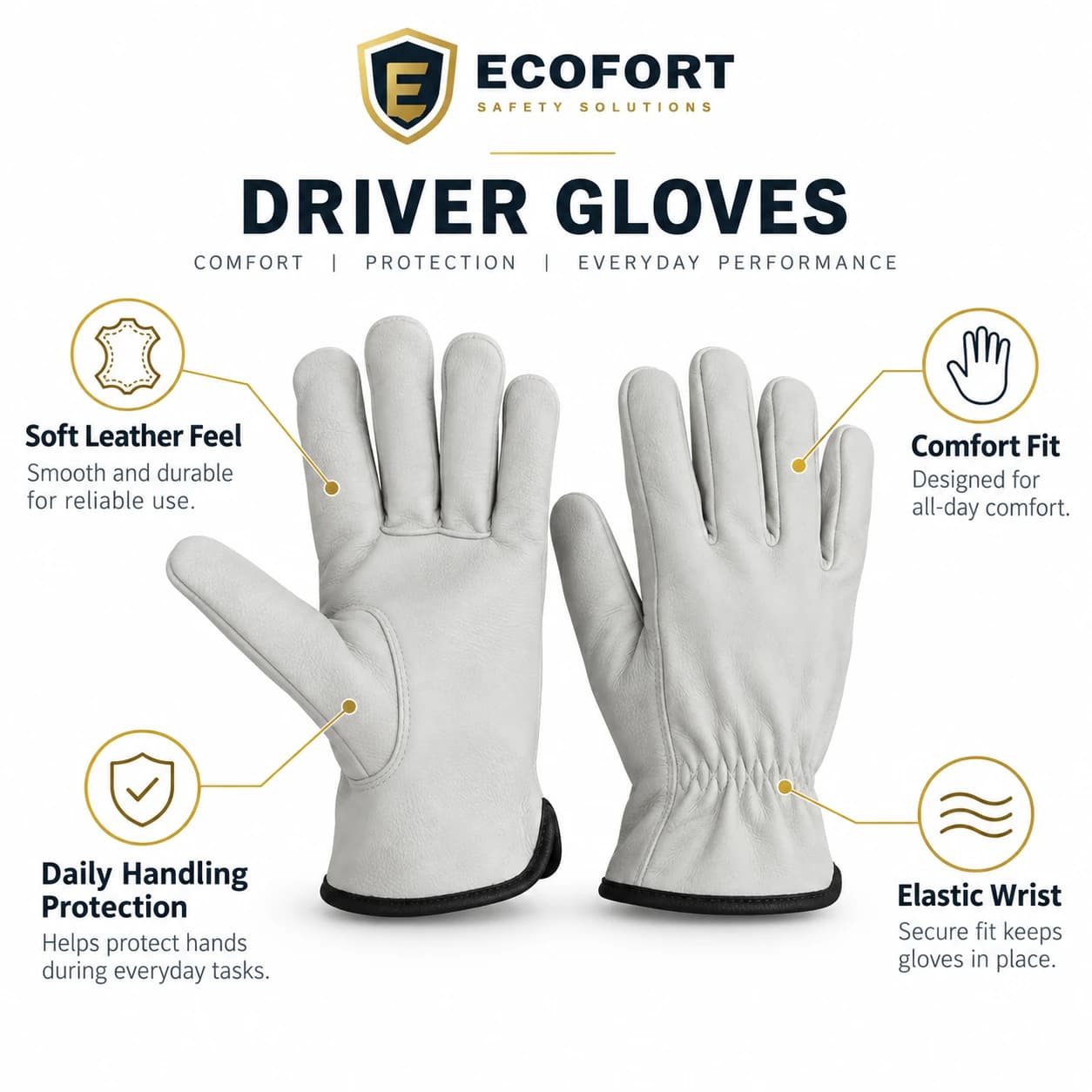 HDP112 Driver Gloves key product features summary