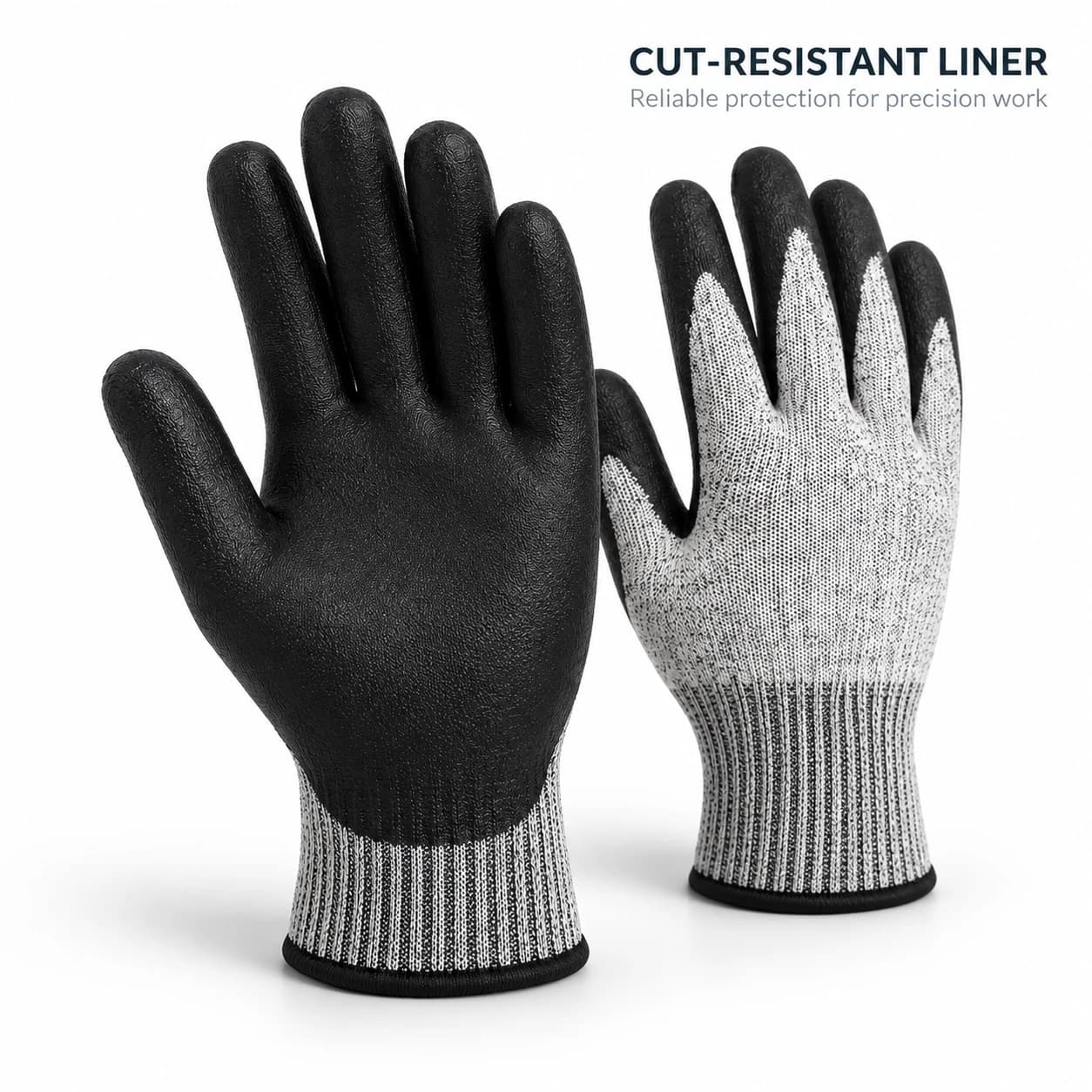 HDP2013 HPPE Cut Resistant Gloves cut-resistant liner feature presentation