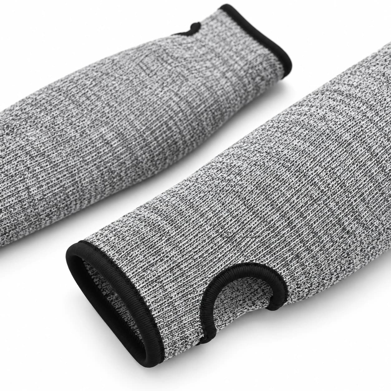 HDP2016 Aramid Cut Resistant Sleeves aramid knit construction detail