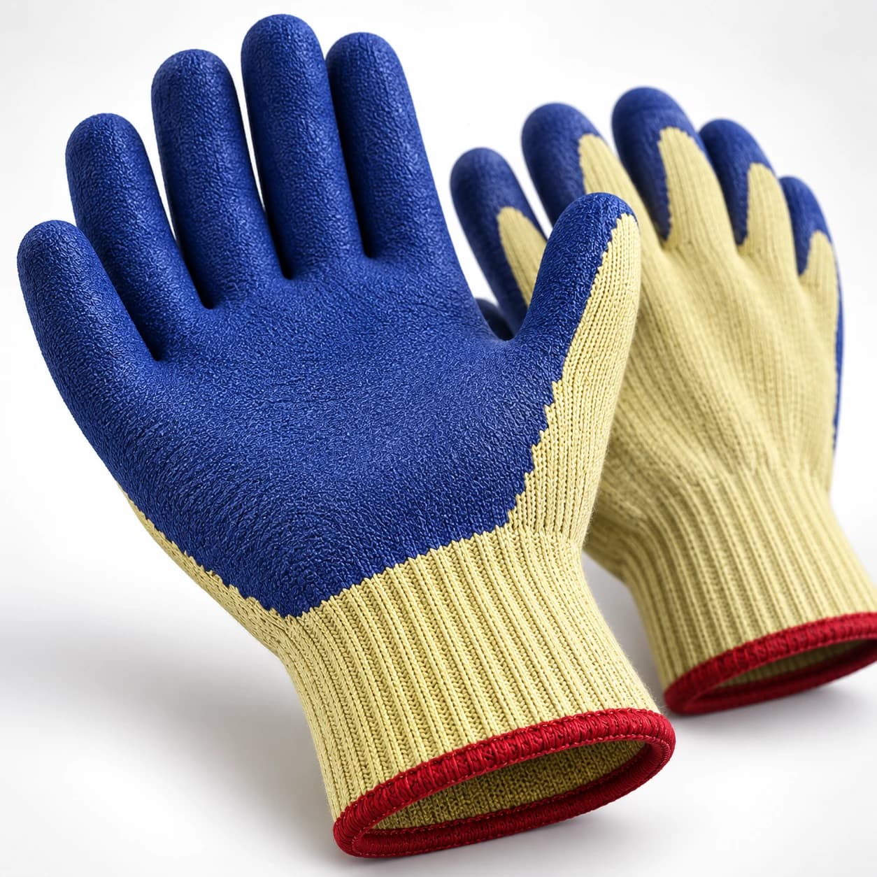 HDP2024 Aramid Cut Resistant Gloves coating texture and aramid liner detail