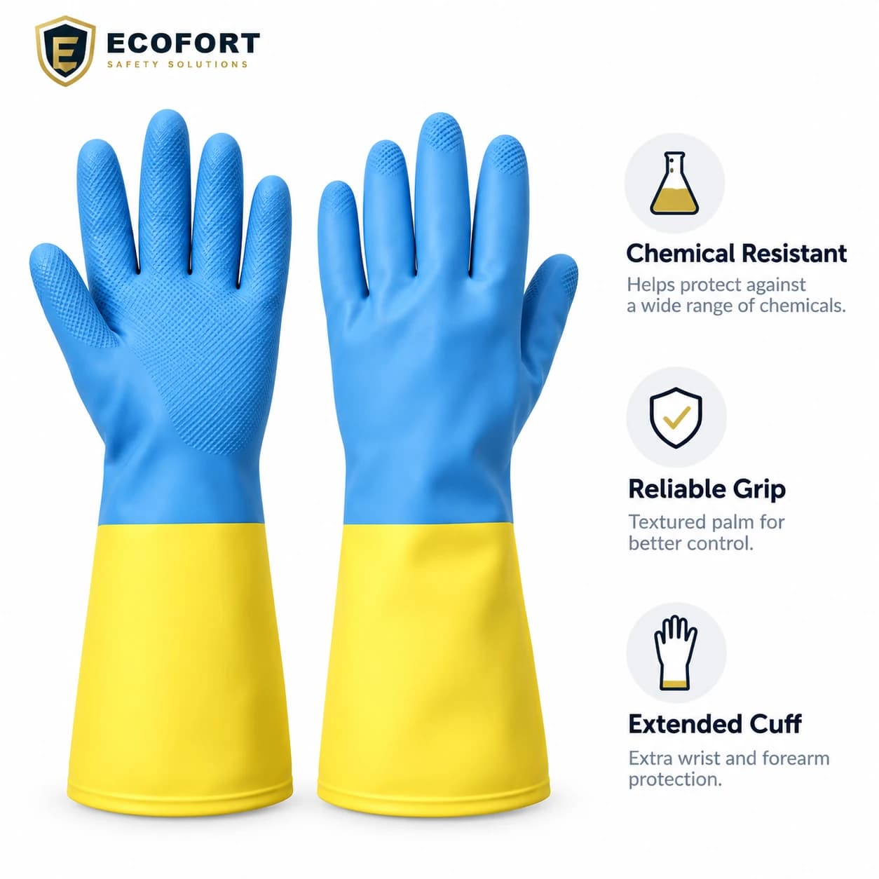 HDP405 Chemical Resistant Gloves key product features summary