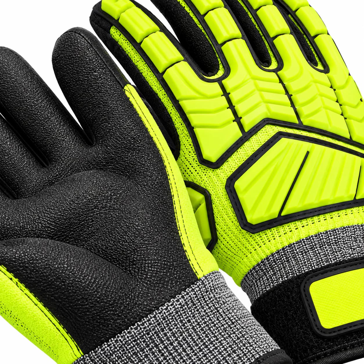 HDP501S4 Impact Gloves segmented impact protection detail