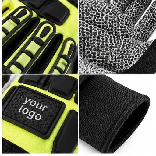 HDP501S6 Impact Gloves impact protection construction detail