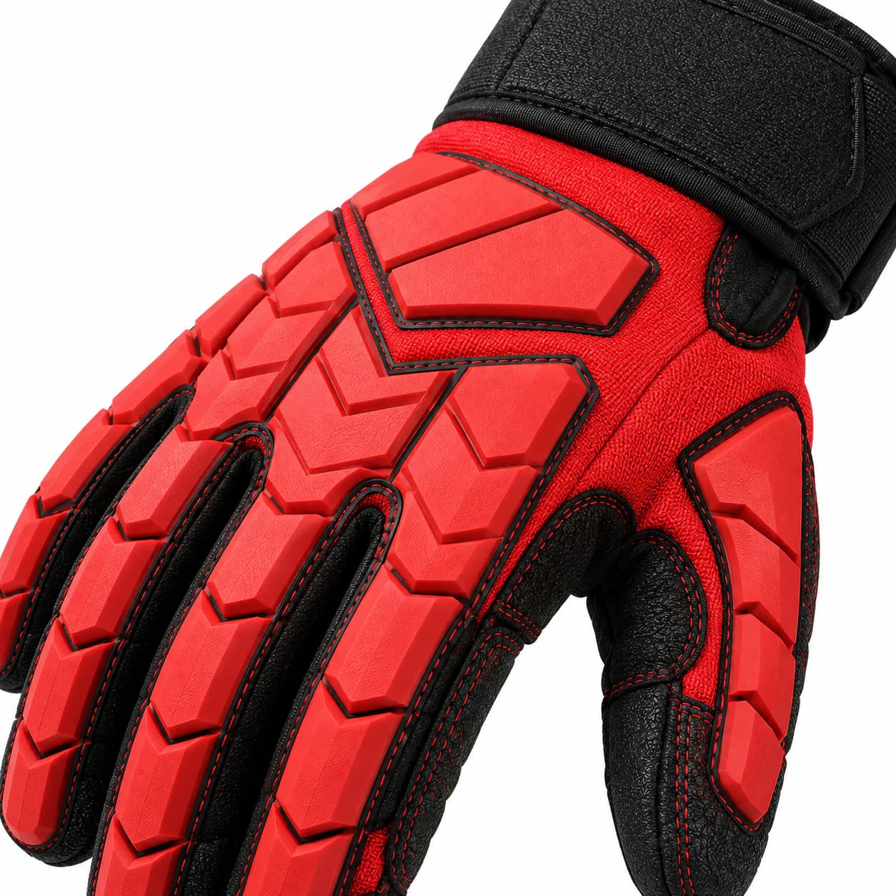 HDP501S7 Impact Gloves segmented impact protection detail