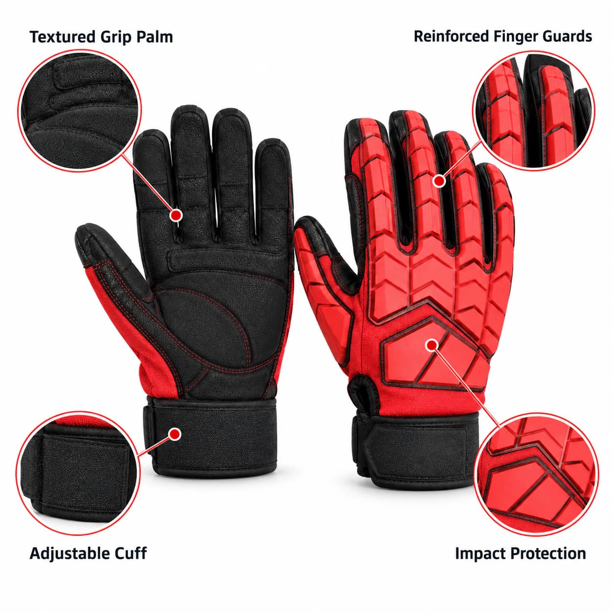 HDP501S7 Impact Gloves key product features summary