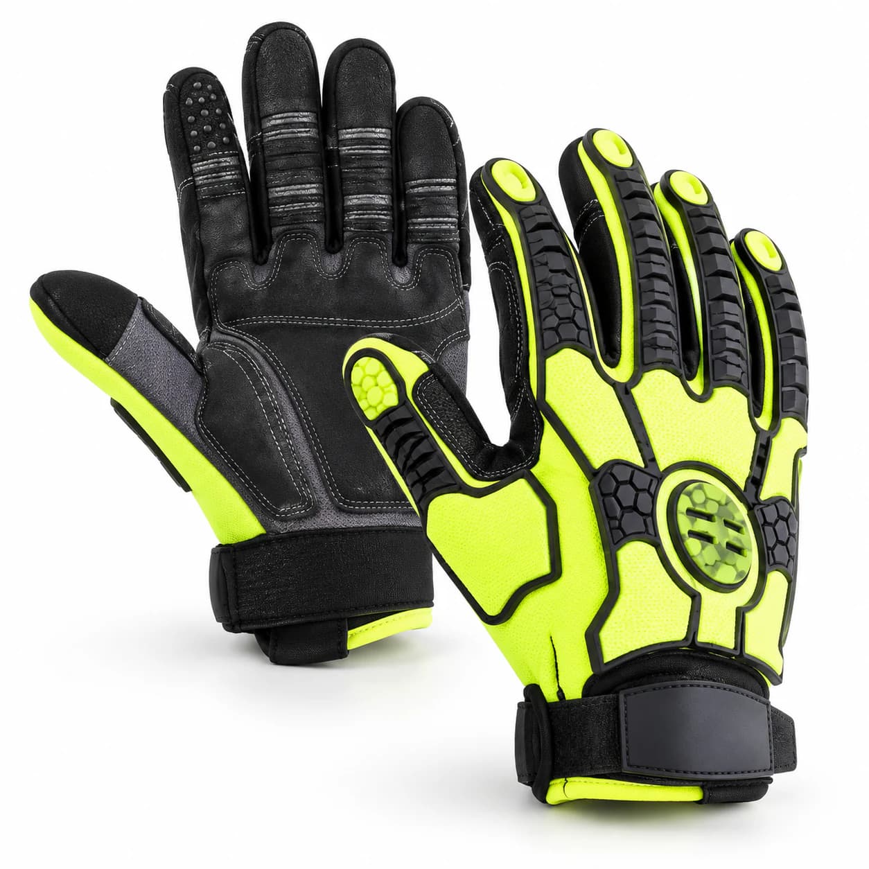 HDP501S8 Impact Gloves high-visibility protection presentation