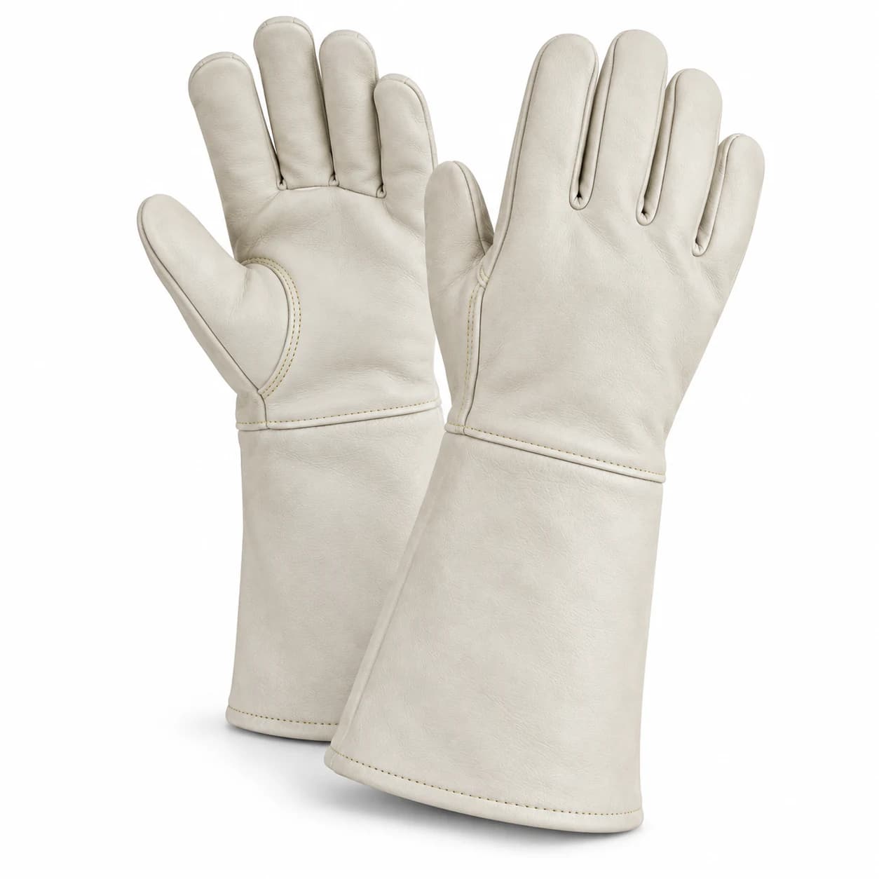 HDP711D300 Heat Resistance Gloves long leather cuff presentation