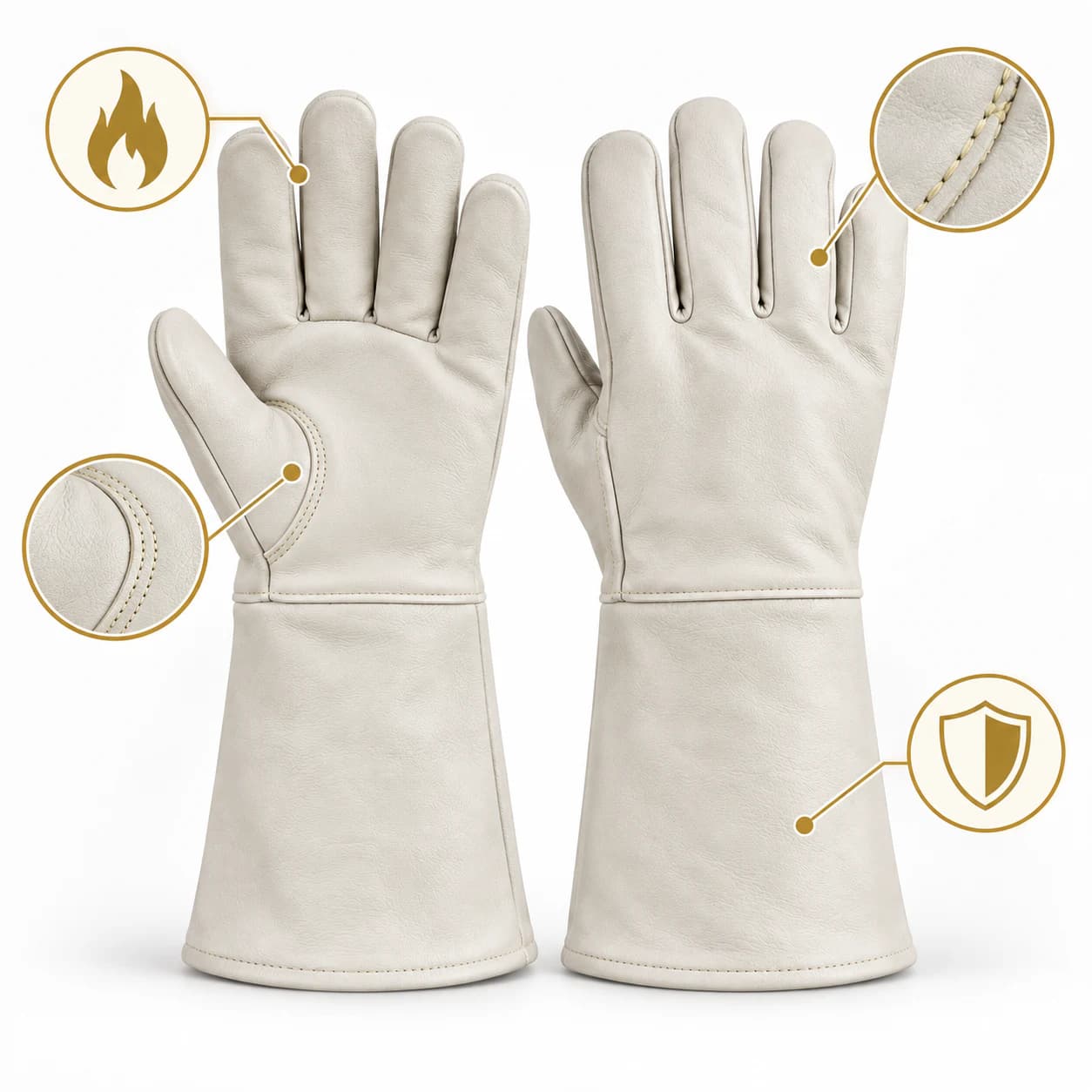 HDP711D300 Heat Resistance Gloves heat protection features summary