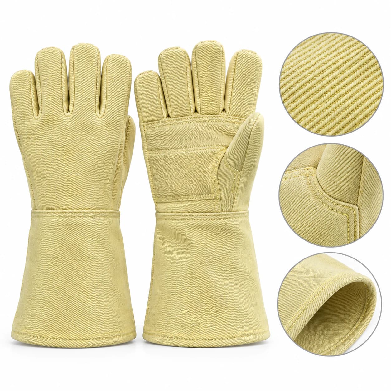 HDP711D500 Heat Resistance Gloves material and construction detail