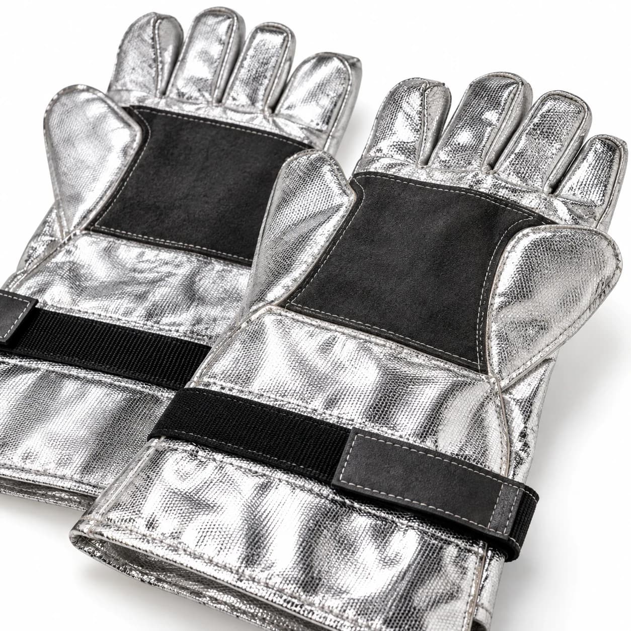 HDP712 Aluminum Heat Resistance Gloves reflective material construction detail