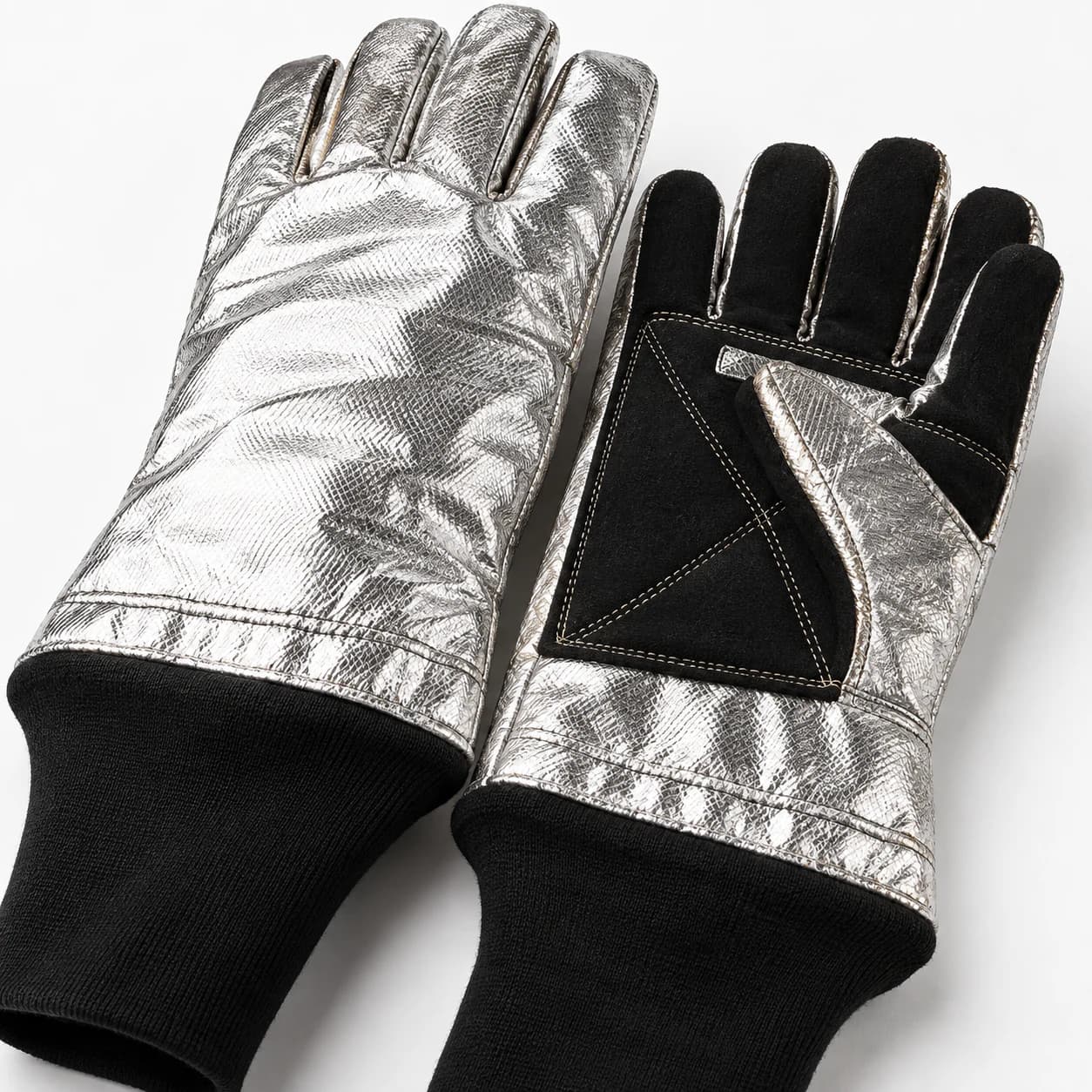 HDP801 Long Firefighting Gloves firefighting glove construction detail