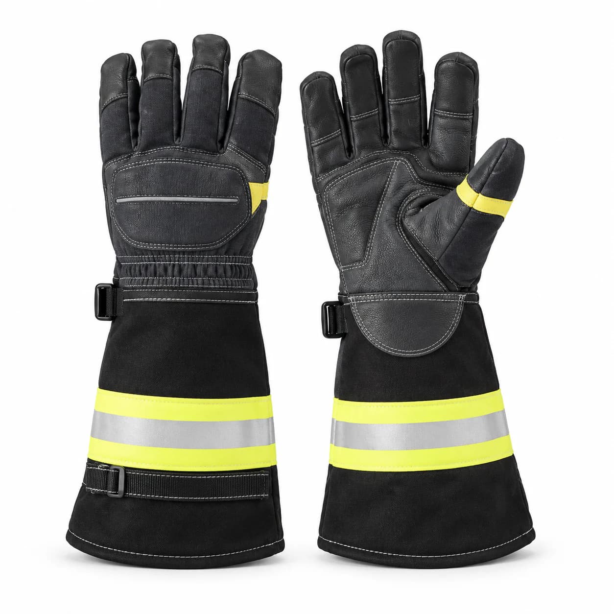 HDP802 Long Firefighting Gloves main product view on a white background