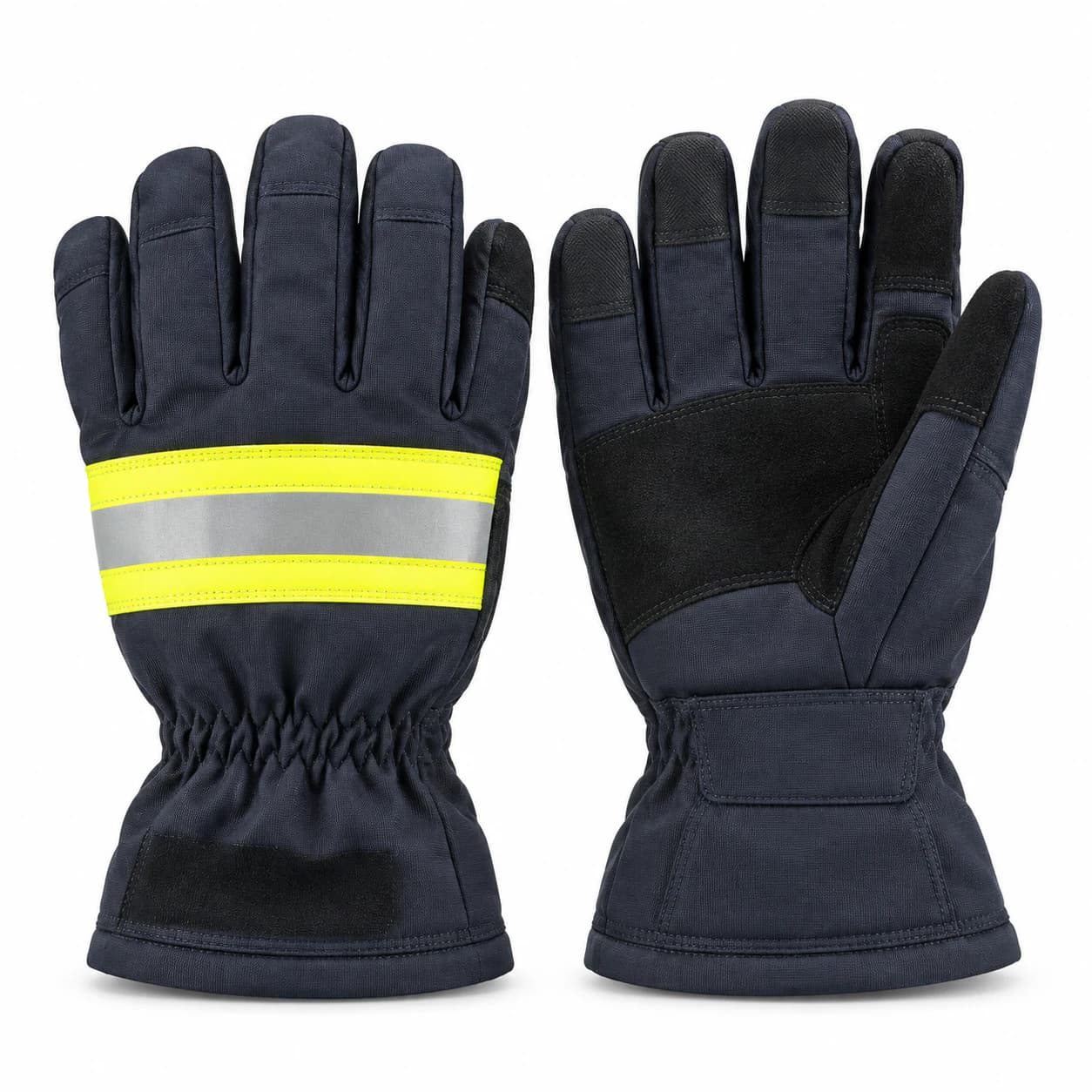 HDP803 Short Firefighting Gloves main product view on a white background