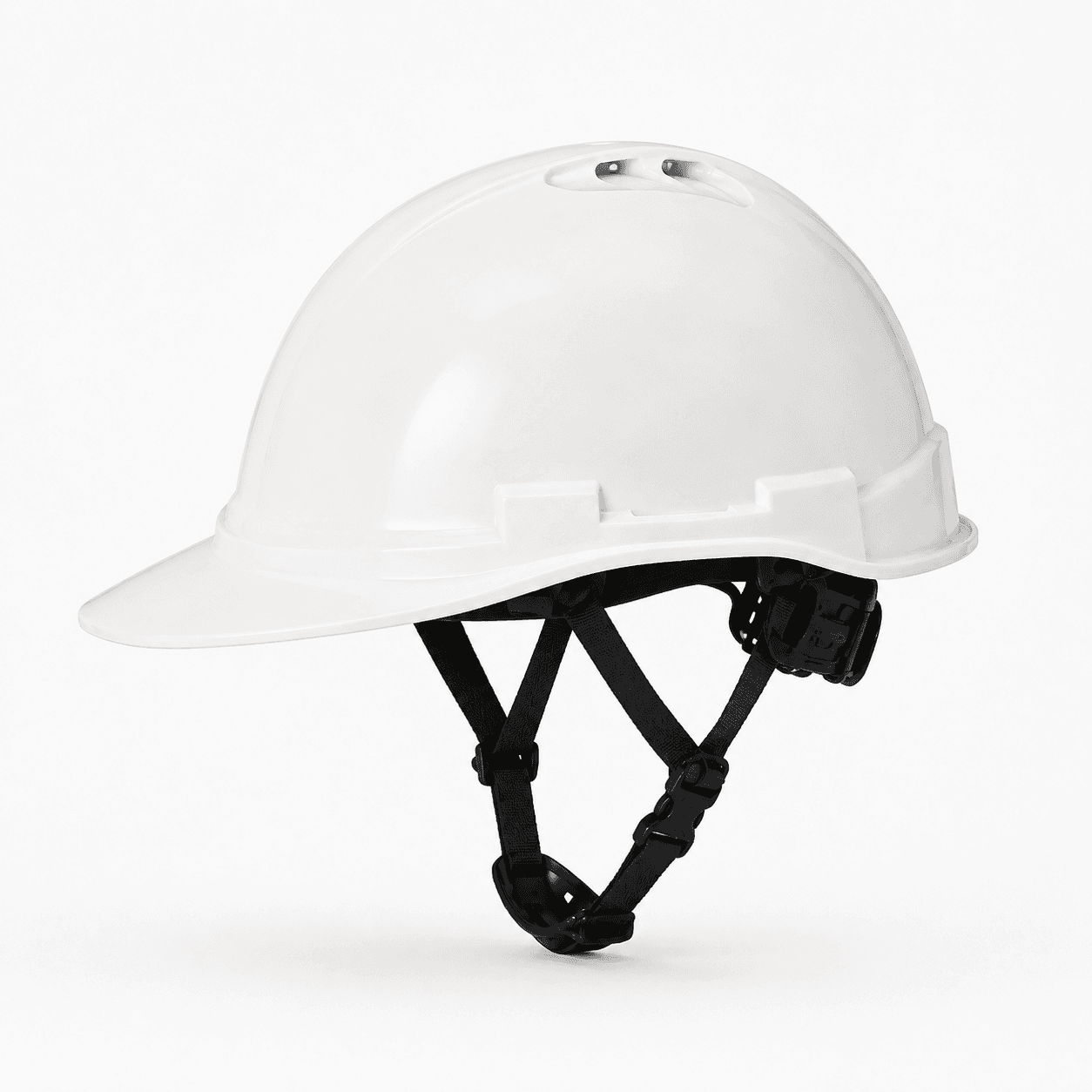 HEP105 front brim safety helmet angled view