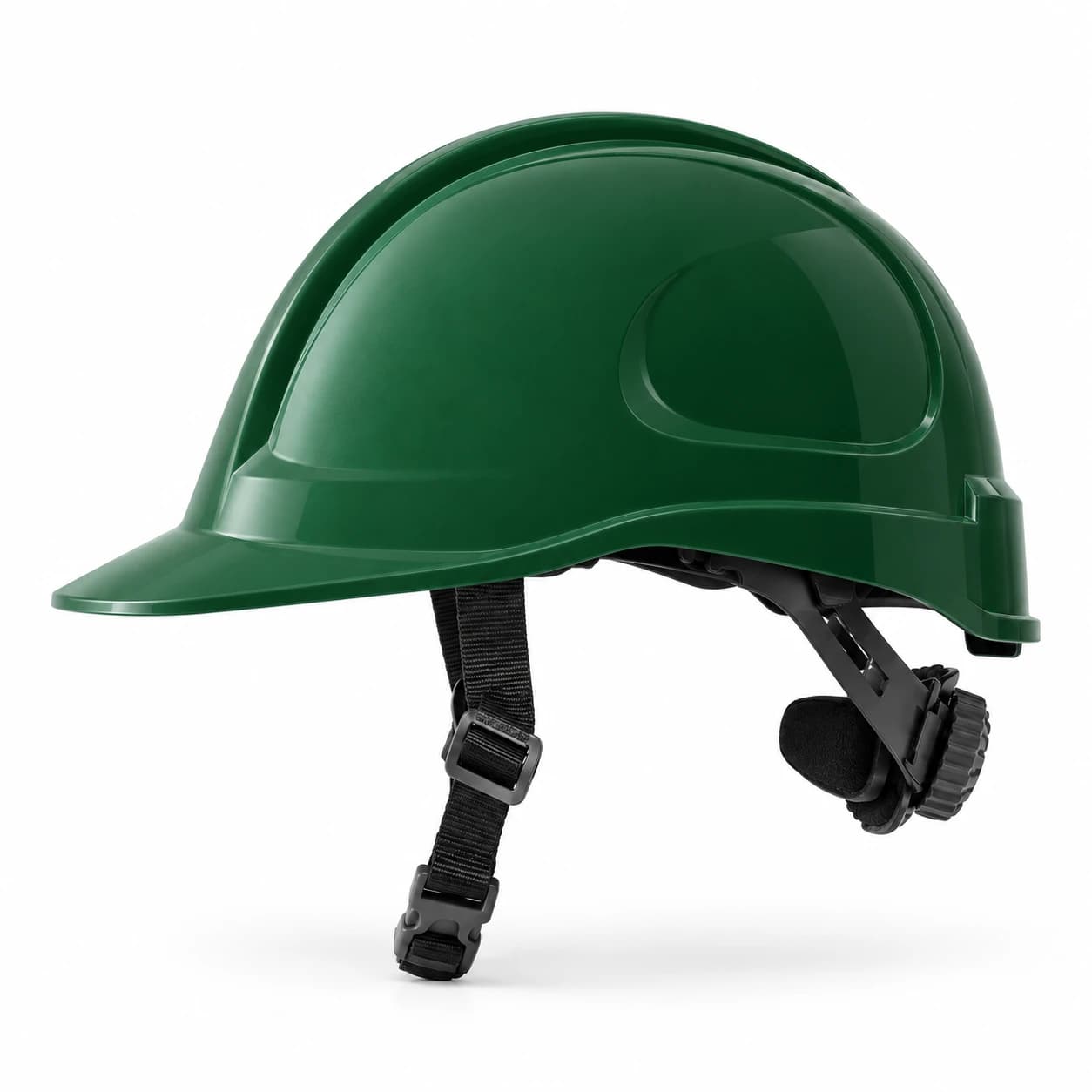 HEP106 Front Brim Safety Helmet side-profile product view
