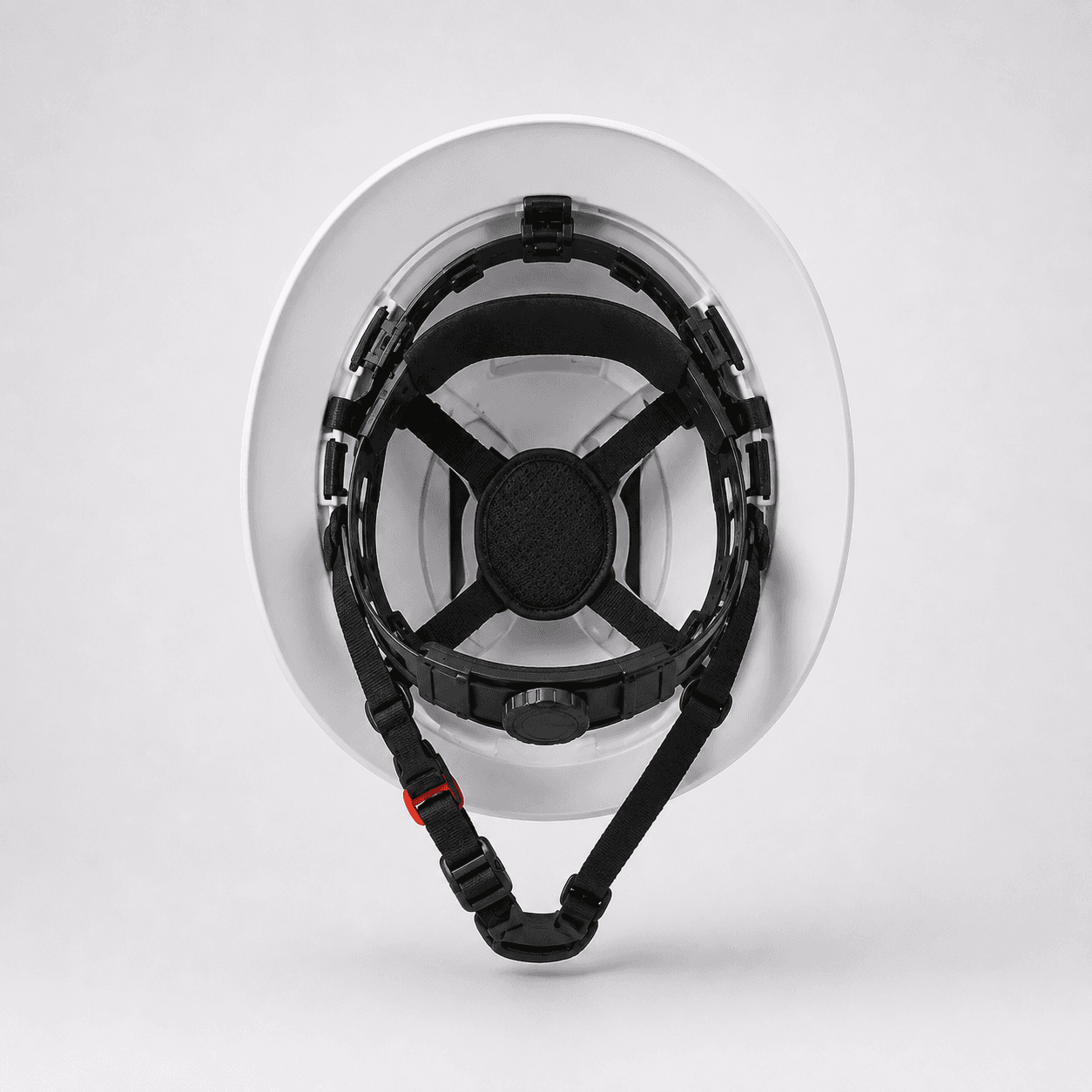 HEP170 climbing helmet interior suspension detail