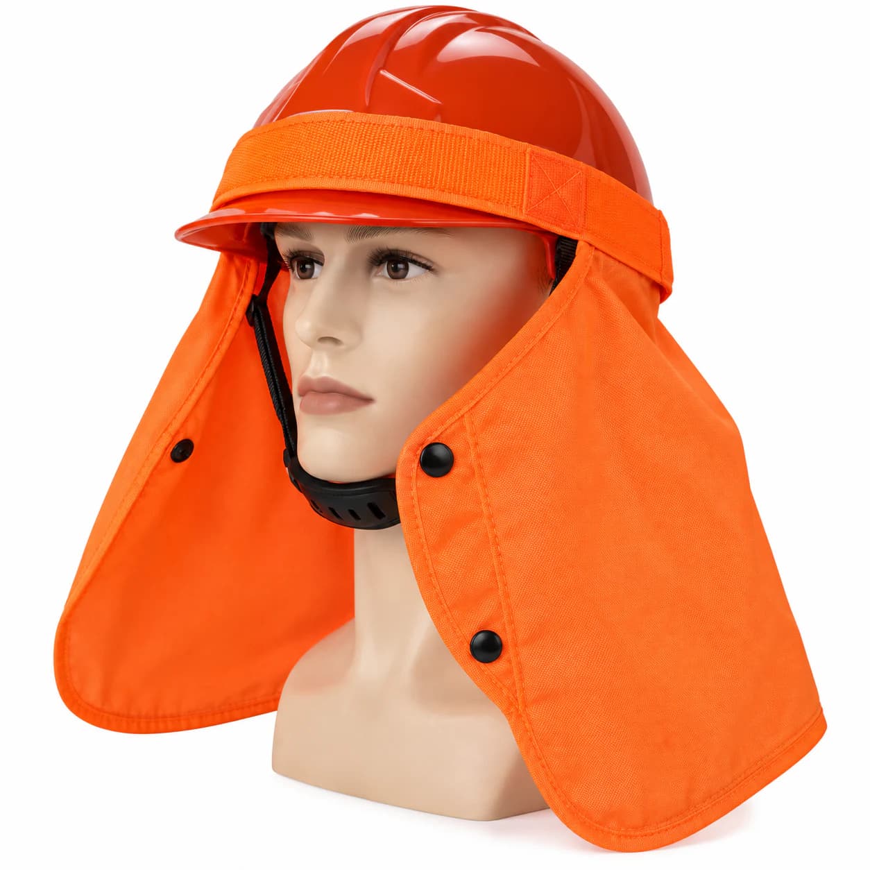 HEP206 Hard Hat Neck Shades alternate model presentation
