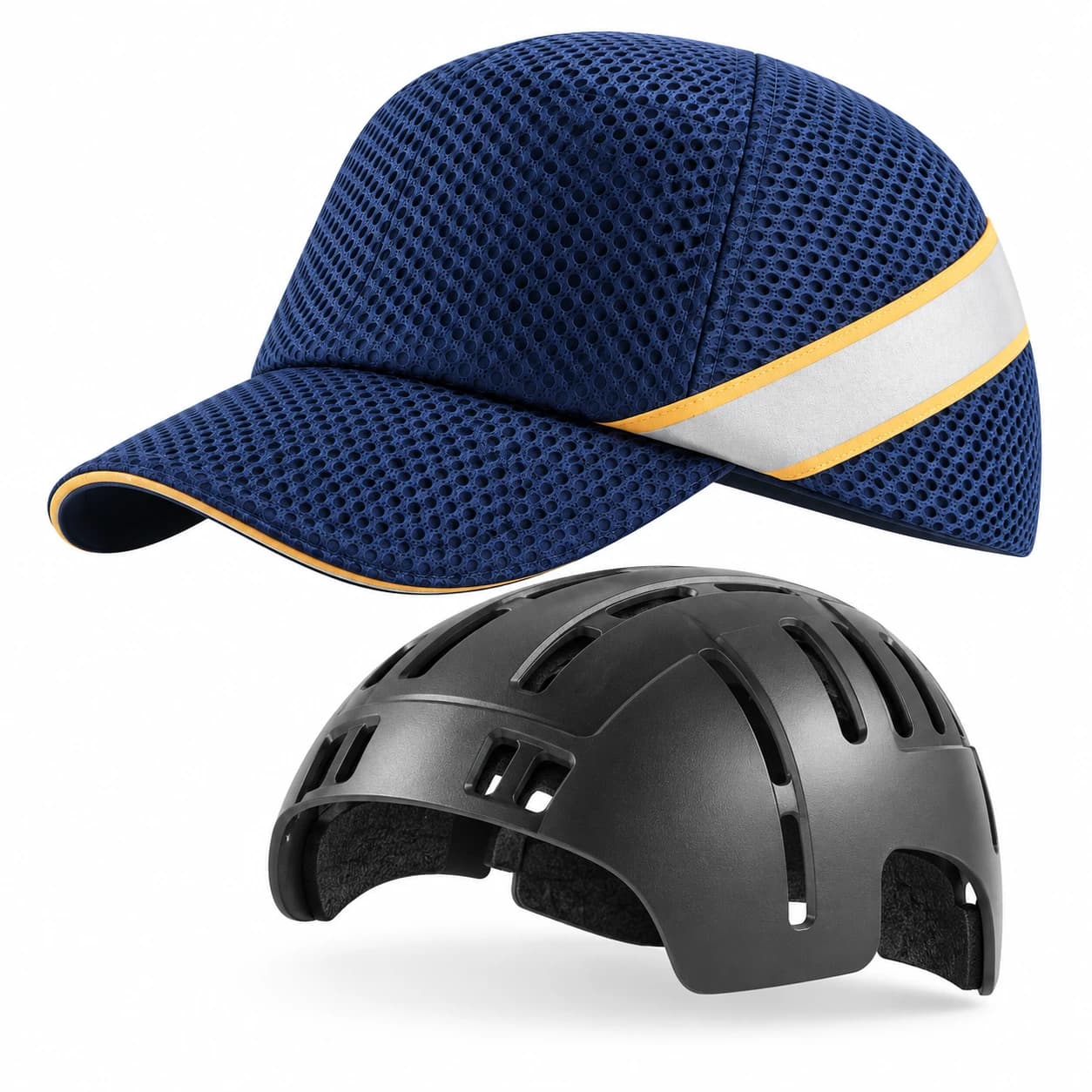 HEP230 Baseball Style Bump Caps interior structure detail