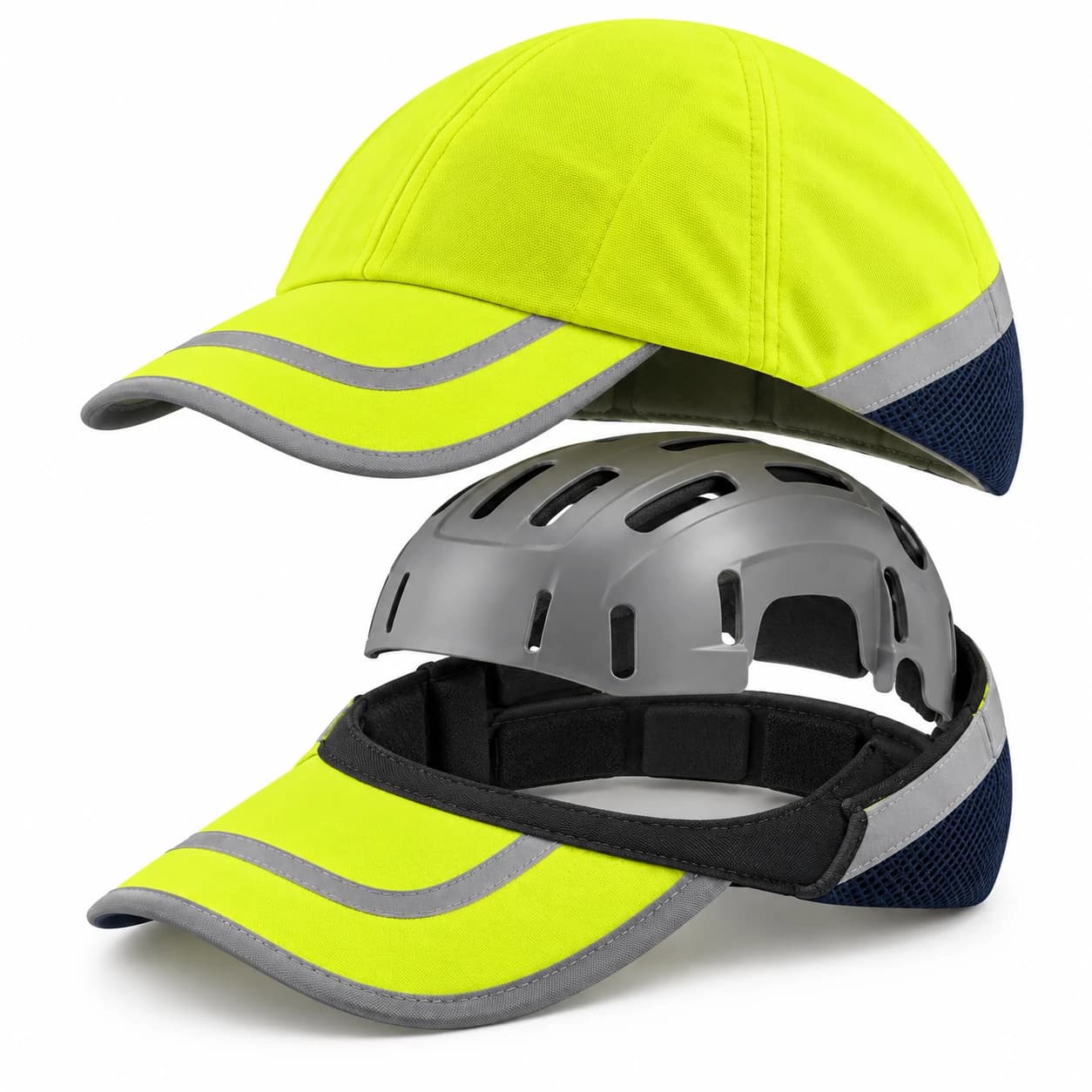 HEP233 Baseball Style Bump Caps protective shell construction detail