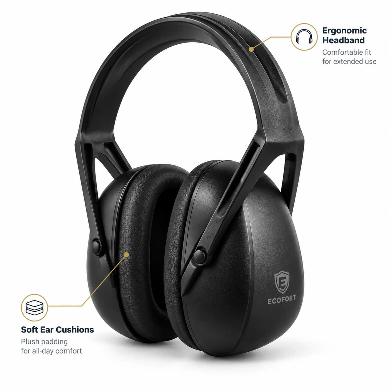 HRP210 Headband Ear Muff commercial studio detail view