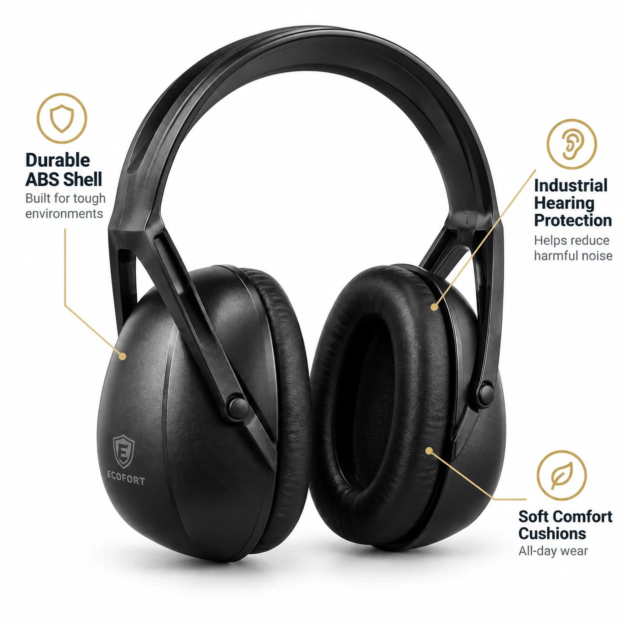 HRP210 Headband Ear Muff product feature presentation