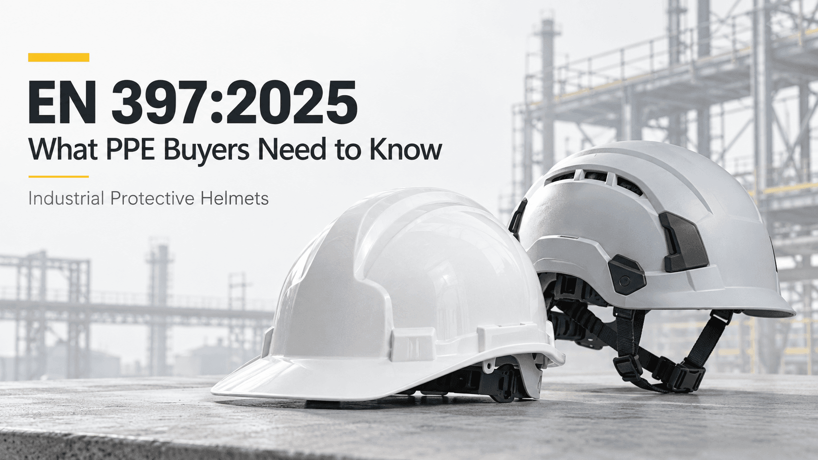 EN 397:2025 industrial protective helmets for PPE buyers
